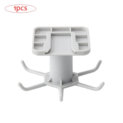 Organizador Rotativo para Armários de Cozinha – Suporte Multiusos com Ganchos