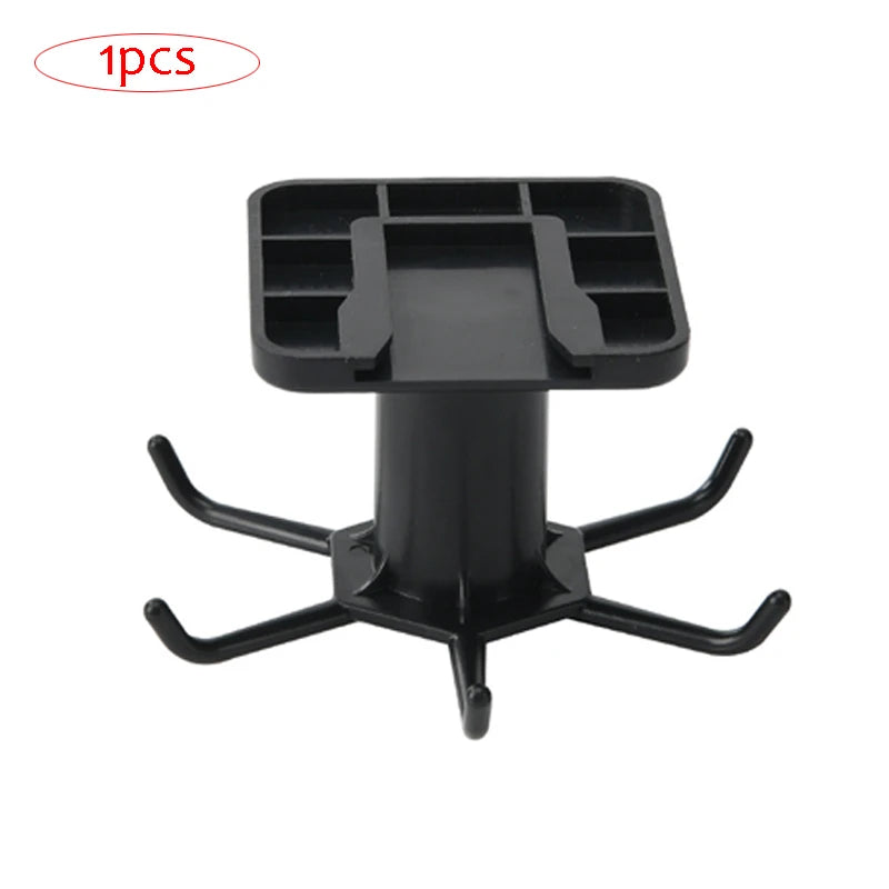 Organizador Rotativo para Armários de Cozinha – Suporte Multiusos com Ganchos