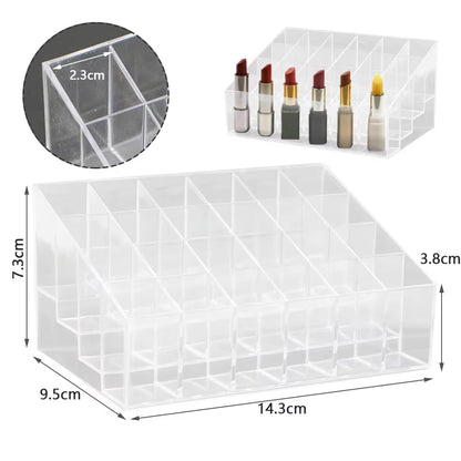Cotton Swab Organizer Storage Bamboo Cover Acrylic round Organizer Makeup Storage Box Container Organizadores צמר גפן אחסון